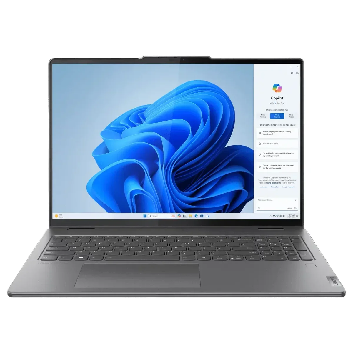Lenovo Yoga 7i X360 Laptop, Intel Core Ultra 5 125U, 16GB LPDDR5X, 512GB PCIe SSD, 16" WUXGA IPS X360 Touchscreen, Fingerprint Reader, Backlit Keyboard, Windows 11