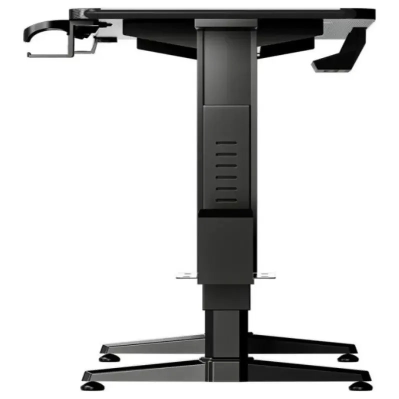 AndaSeat Terminator Adjustable Gaming Desk, RGB Gaming Atmosphere Lights, 71-117cm Height, 160x60cm, 100kg Max, AD-D-DD1-1600L-01-B
