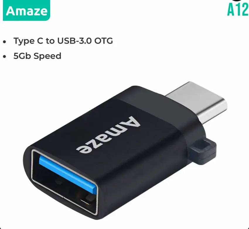 Amaze Type C TO USB 3.0 Mini OTG Adapter | A12