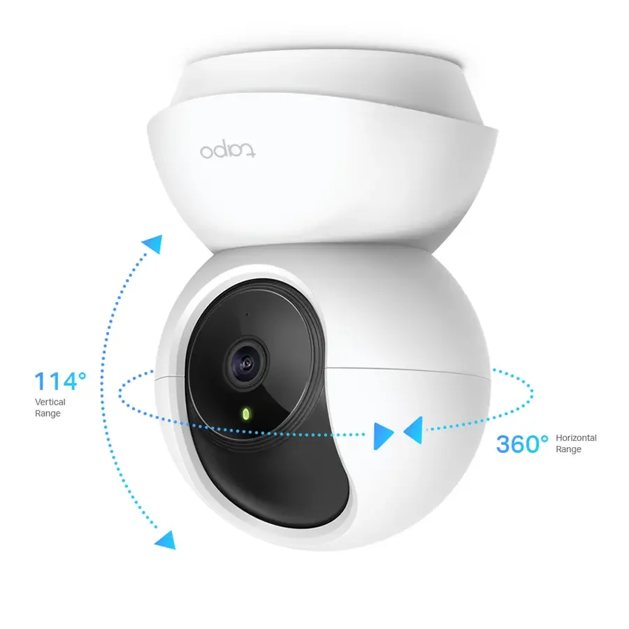 TP-Link Tapo C200 Pan/Tilt Home Security Wi-Fi Camera FHD 1080p | 360° Pan | Night Vision | Motion Detection | Privacy Mode